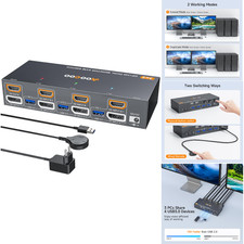 Dual Monitor KVM Switch HDMI