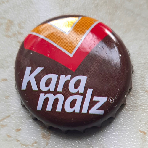 Karamalz kronkorken braun mit - kronkorken,