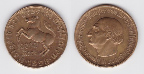 10000 mark notgeld der - der, provinz