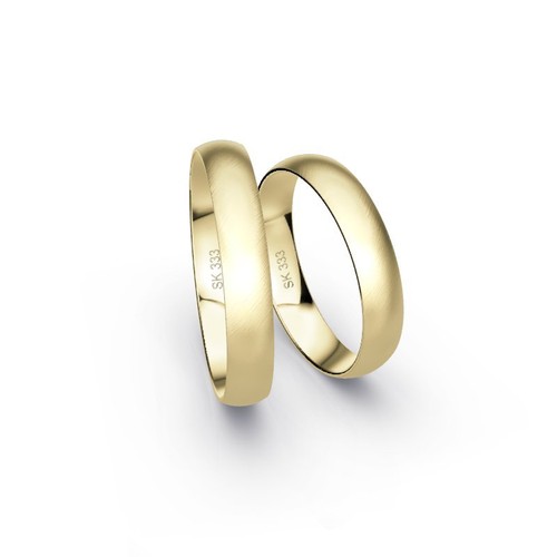 Paar trauringe 333 gold - 1,