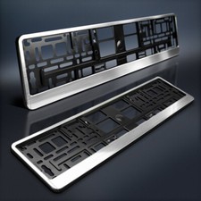 2 Kennzeichenhalter | SILBER |
