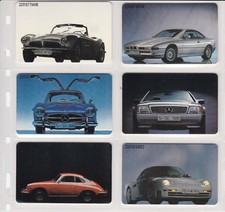 Telefonkarten Kleinserie Die schönsten Autos der Welt, K 819-824, 01.93 2.000 DP