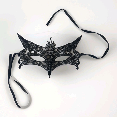 Schwarze spitzen maskerade - schwarze,