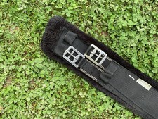 Fell-Sattelgurt der Waldhausen In Schwarz 90 cm mit Gummistrippen