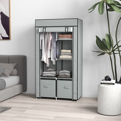 Homcom stoffschrank - homcom,