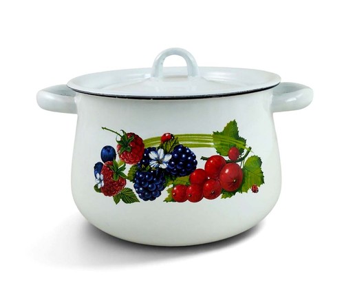 Emaille kochtopf mit deckel - mit,