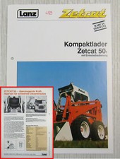 Prospekt lanz zetcat 50 - 50, 1