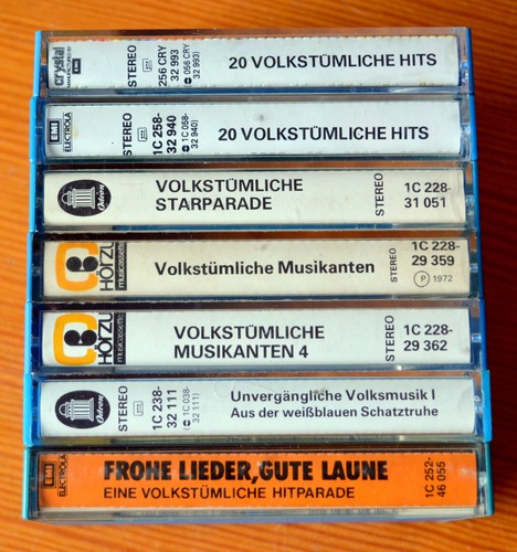 Musikkassetten volksmusik - 7,