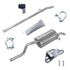 Auspuff Zentralrohr + Endtopf