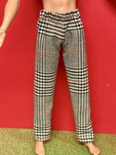 Barbie Ken Fashion Kleidung, Elegante Hose - Kariert -