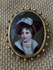 Antike Brosche Miniatur