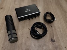Rode Procaster + Behringer UMC204HD U-Phoria Audio Interface
