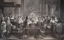 Kupferstich 1839. Mariage de