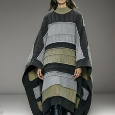 ZARA🩶PONCHO MANTEL JACKE