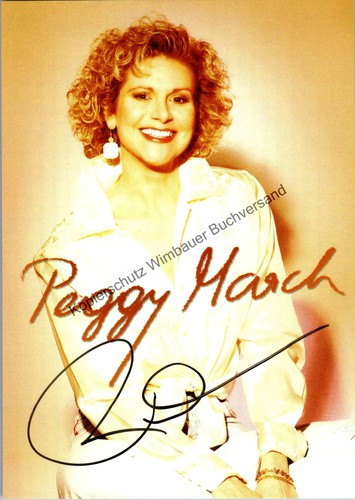 Original autogramm peggy march - original,