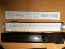 Antiker Rechenschieber Nestler