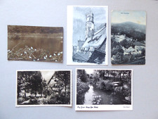 5 alte Ansichtskarten