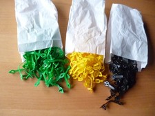 Verschlussclips grün, gelb schwarz