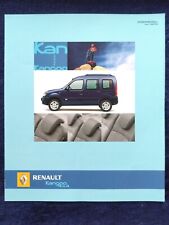 Renault Kangoo 4x4 Limited Prospekt 12.2004