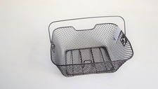 FISCHER Fahrradkorb für Gepäckträger, Engmaschig, Schwarz Hinten