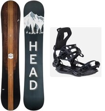 HEAD Transit 162 WIDE Snowboard All Mountain Board Set inkl. FASTEC Bindung NEU