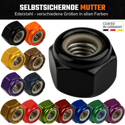 10x sicherungsmutter - 10x,