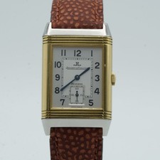 JAEGER LECOULTRE HERREN UHR 26MM STAHL/GOLD REVERSO GRAND TAILLE  270.5.62 PAP