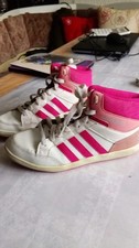 Adidas Hightops Weiss/pink in