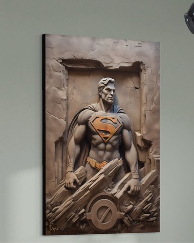 Superman leinwand bild - superman,