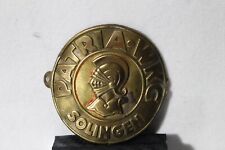 Steuerkopfschild „PATRIA WKC Solingen“ 50er Jahre Sehr selten!