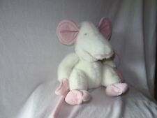 Nici Ratte Gustav 40cm groß von 1992  Nici by Ganz weiße Ratte für Sammler RAR 4