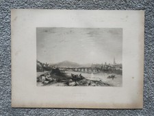 Berwick - antiker Druck - 1842