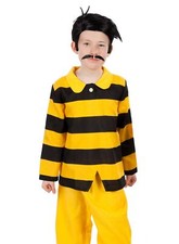 The Daltons Kinderkostüm - Sträfling Halloween - Hochwertiges Lizenzkostüm der