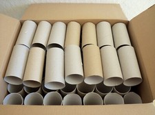 100 Stück Papprollen Rollen Nagerspielzeug Basteln Toiletenpapierrollen