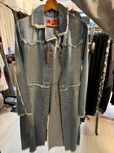 Jeans mantel damen - jeans,