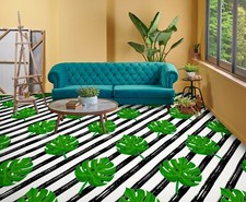 3D Blattmuster 2023 Fußboden