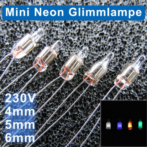 Neon lamp glimmlampe - lamp,