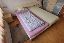 Ahorn Nachbildung, 180x200 cm, Doppelbett, Ehebett, gut erhalten