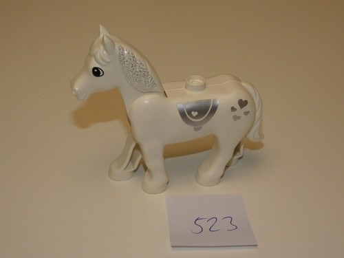 Lego duplo pferd tier weiß - pferd,