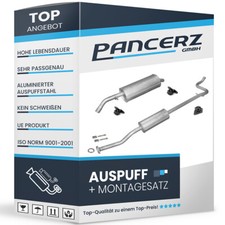 Auspuffanlage für Citroen C2