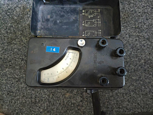 Siemens analoges multimeter - analoges,