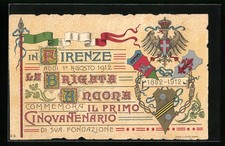 Lithographie In Firenze la Brigata Ancona commemora il primo Cinquantenario di  