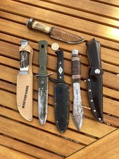 Jagdmesser Konvolut, 6 Messer