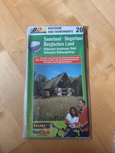 Bdr rad tourenkarte sauerland - bdr, rad-tourenkarte