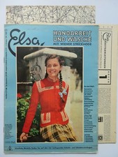 Elsa  Handarbeit und Wäsche