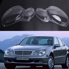 2x Klar Scheinwerferglas Streuscheibe Linse L+R Für Mercedes E-Klasse W211 S211