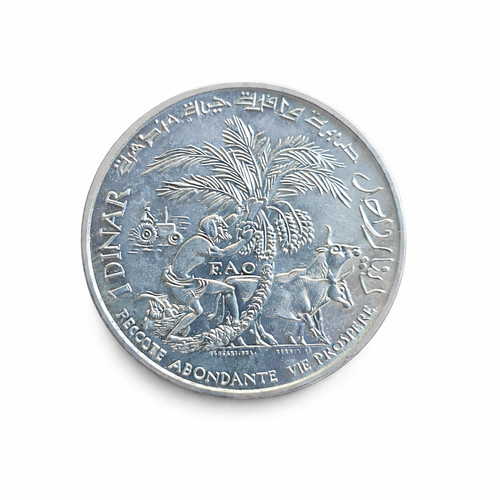 Tunesien dinar 1970 - ~,