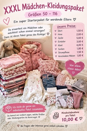 Kleidungspaket 116 größe - 50-116,