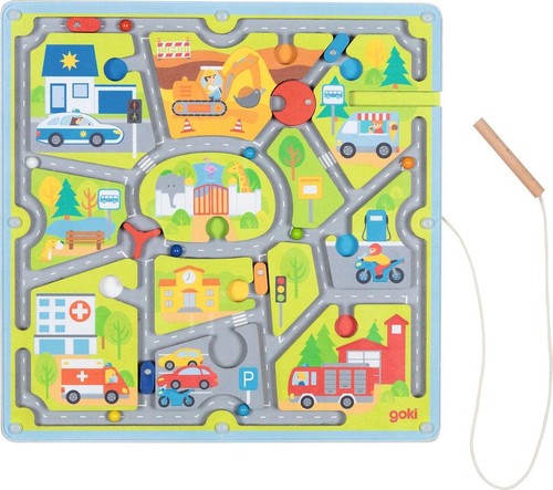 Magnetlabyrinth kleine stadt - magnetlabyrinth,