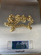 Goldene Kette, massiv hohl gefertigt , vor 20 Jahren gekauft, wenig getragen!!!